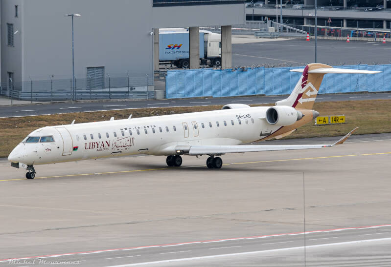 5A-LAD -- Bombardier CRJ-900 -- Libyan Airlines