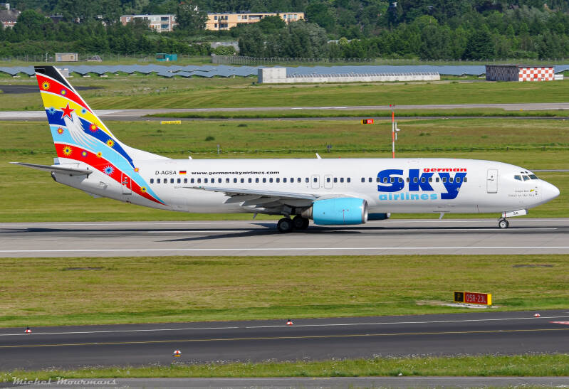 D-AGSA -- Boeing 737-800 -- German Sky Airlines