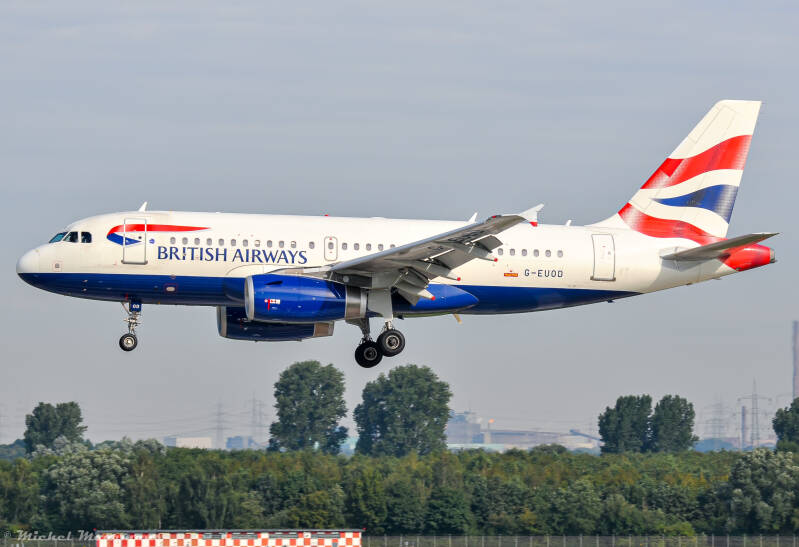 G-EUOD -- Airbus A319 -- British Airways