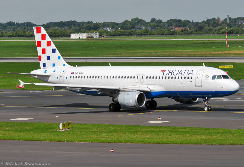 9A-CTF -- Airbus A320 -- Croatia Airlines
