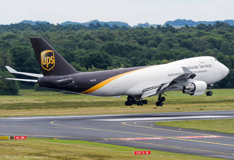 N577UP -- Boeing 747-400F -- UPS