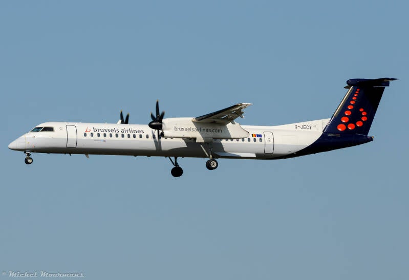 G-JECY -- Bombardier Dash 8-Q400 -- Brussels Airlines (Flybe)