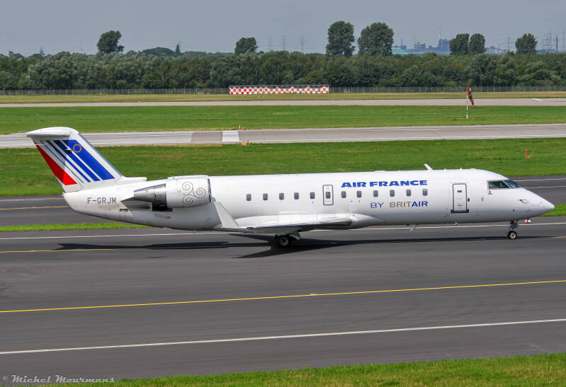 F-GRJM -- Bombardier CRJ-100 -- Brit Air (Air France)