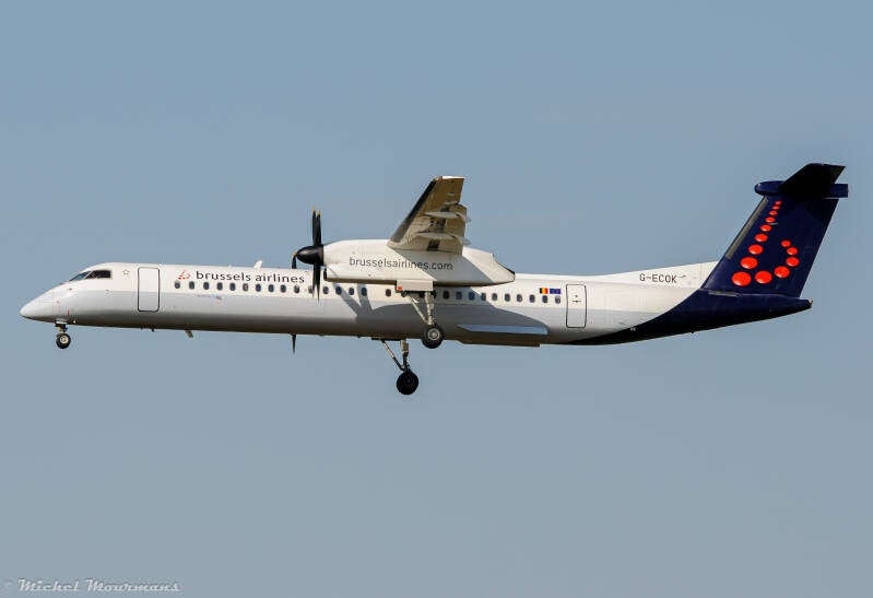 G-ECOK -- Bombardier Dash 8-Q400 -- Brussels Airlines (Flybe)