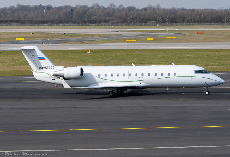RA-67233 -- Bombardier Challenger 850 -- Tulpar