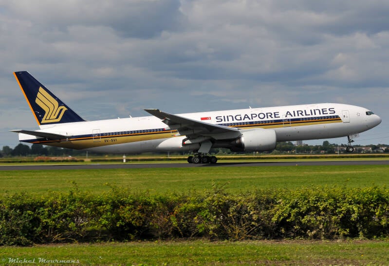 9V-SVI -- Boeing 777-200ER -- Singapore Airlines
