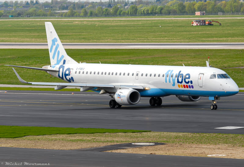 G-FBEC -- Embraer 195 -- Flybe