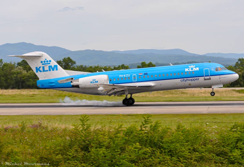 PH-KZU -- Fokker 70 -- KLM Cityhopper
