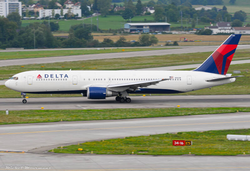 N1501P -- Boeing 767-300ER -- Delta Air Lines