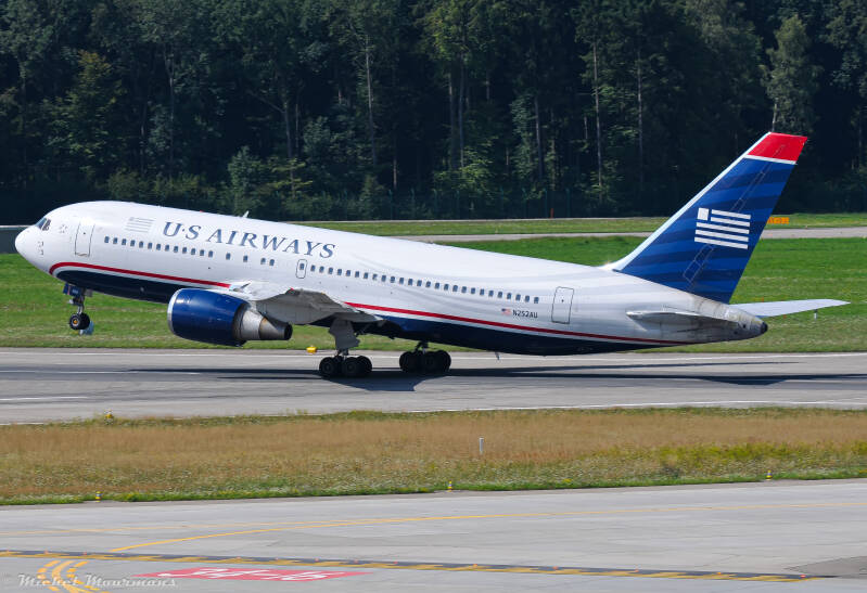 N252AU -- Boeing 767-200ER -- US Airways