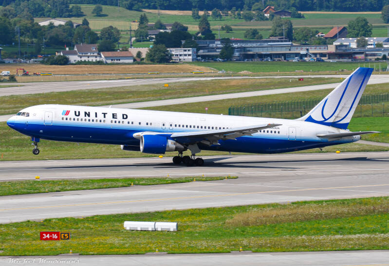 N663UA -- Boeing 767-300ER -- United Airlines