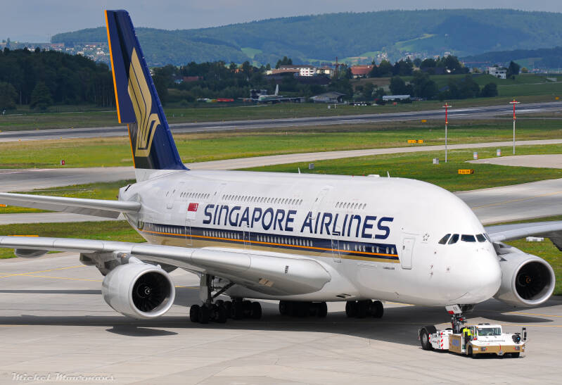 9V-SKK -- Airbus A380 -- Singapore Airlines
