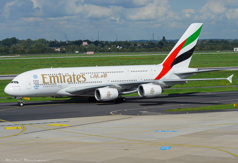 A6-EON -- Airbus A380 -- Emirates