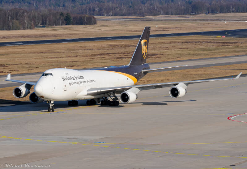 N574UP -- Boeing 747-400F -- UPS