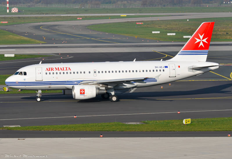 9H-AEJ -- Airbus A319 -- Air Malta