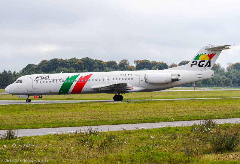 CS-TPF -- Fokker 100 -- Portugália Airlines