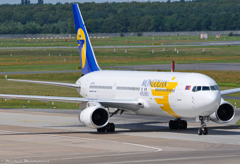 JU-1012 -- Boeing 767-300ER -- MIAT Mongolian Airlines