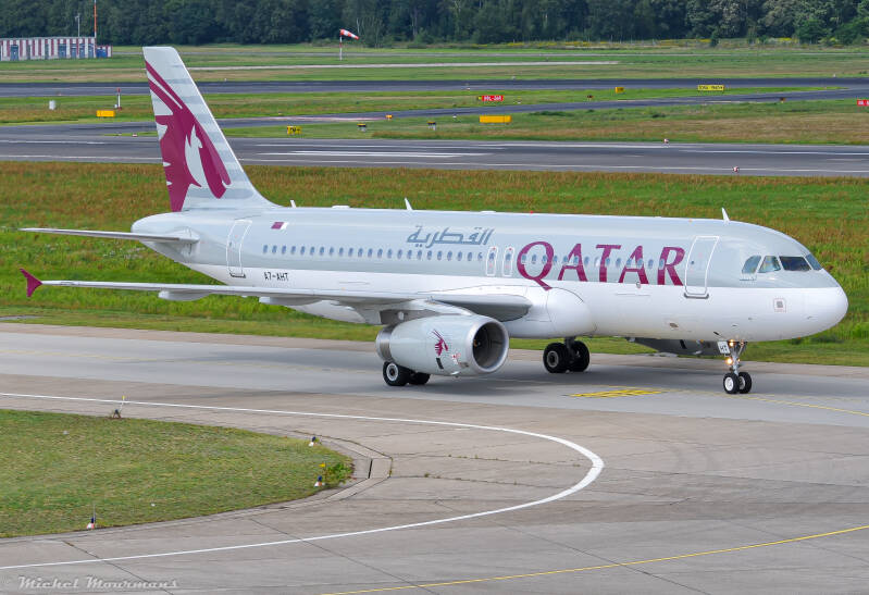 A7-AHT -- Airbus A320 -- Qatar Airways
