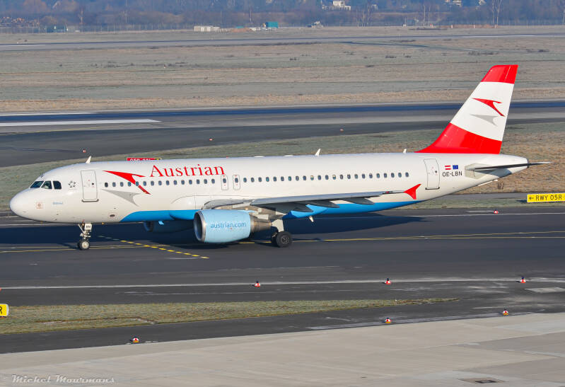 OE-LBN -- Airbus A320 -- Austrian Airlines
