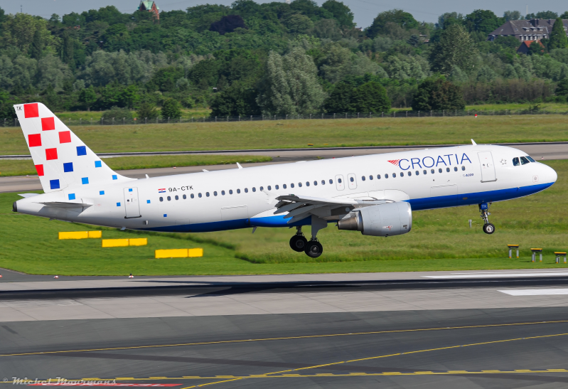 9A-CTK -- Airbus A320 -- Croatia Airlines