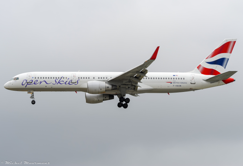 F-HAVN -- Boeing 757-200 -- Open Skies (British Airways)