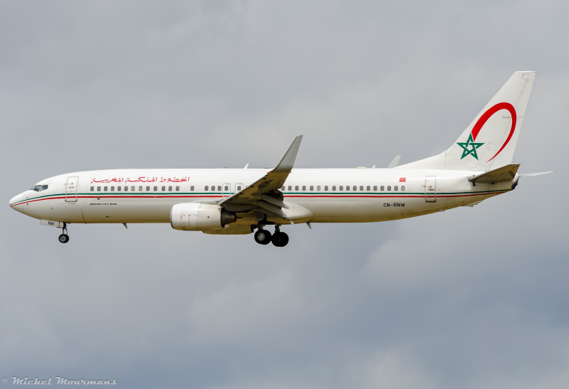CN-RNW -- Boeing 737-800 -- Royal Air Maroc