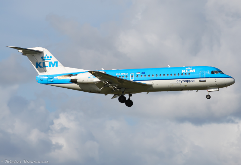 PH-WXD -- Fokker 70 -- KLM Cityhopper