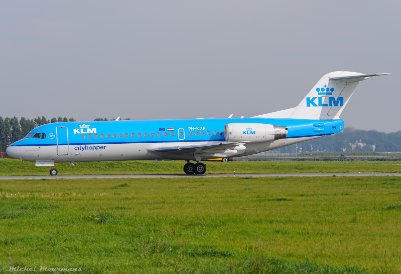 PH-KZE -- Fokker 70 -- KLM Cityhopper