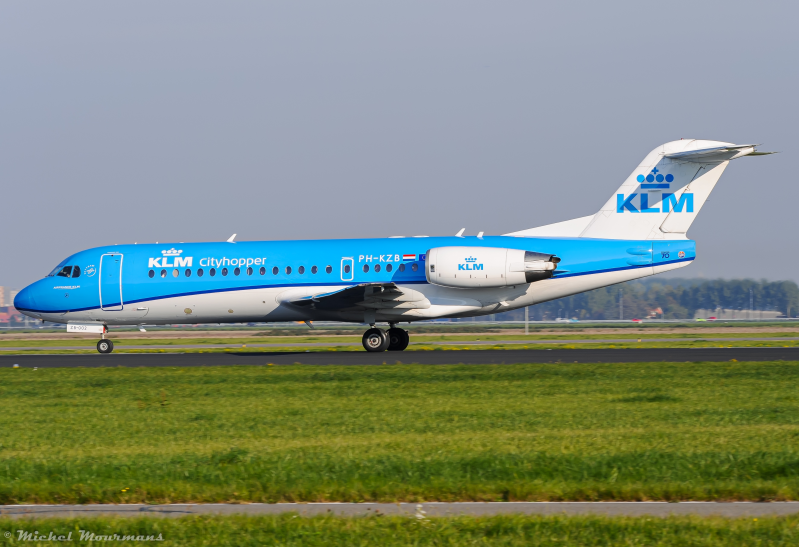 PH-KZB -- Fokker 70 -- KLM Cityhopper