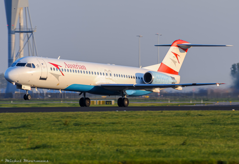 OE-LVO -- Fokker 100 -- Austrian Airlines