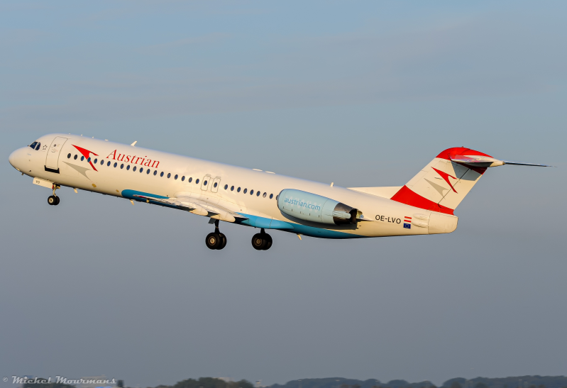 OE-LVO -- Fokker 100 -- Austrian Airlines