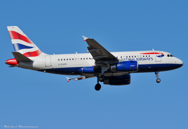 G-EUPK -- Airbus A319 -- British Airways