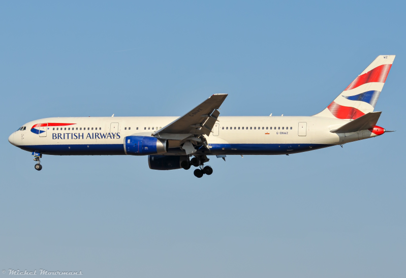 G-BNWZ -- Boeing 767-300ER -- British Airways