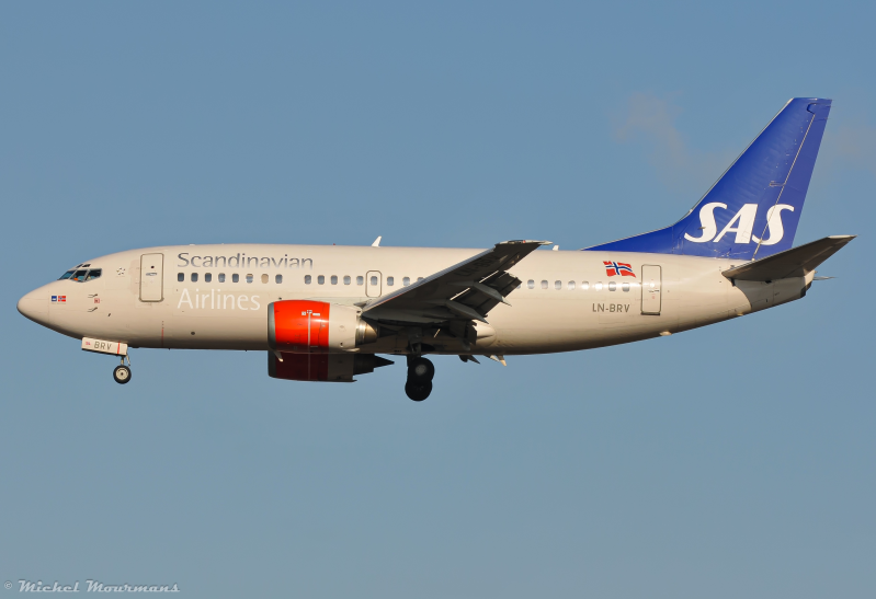 LN-BRV -- Boeing 737-500 -- Scandinavian Airlines