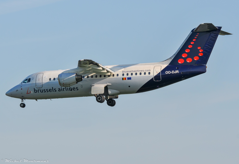OO-DJR -- Avro RJ85 -- Brussels Airlines