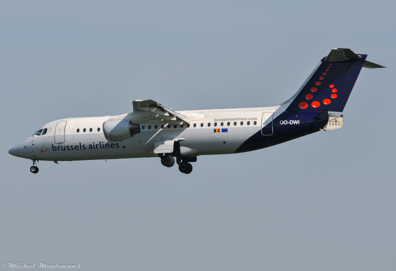 OO-DWI -- Avro RJ100 -- Brussels Airlines