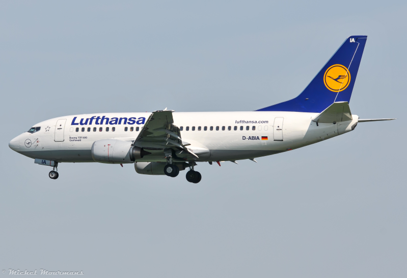 D-ABIA -- Boeing 737-500 -- Lufthansa
