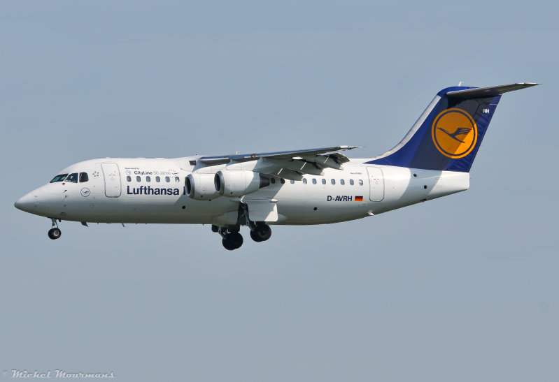 D-AVRH -- Avro RJ85 -- CityLine (Lufthansa)
