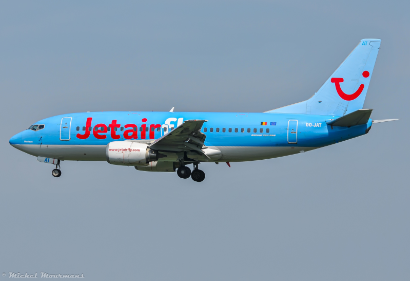 OO-JAT -- Boeing 737-500 -- Jetairfly