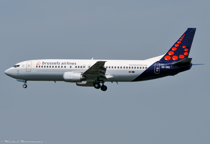 OO-VEK -- Boeing 737-400 -- Brussels Airlines