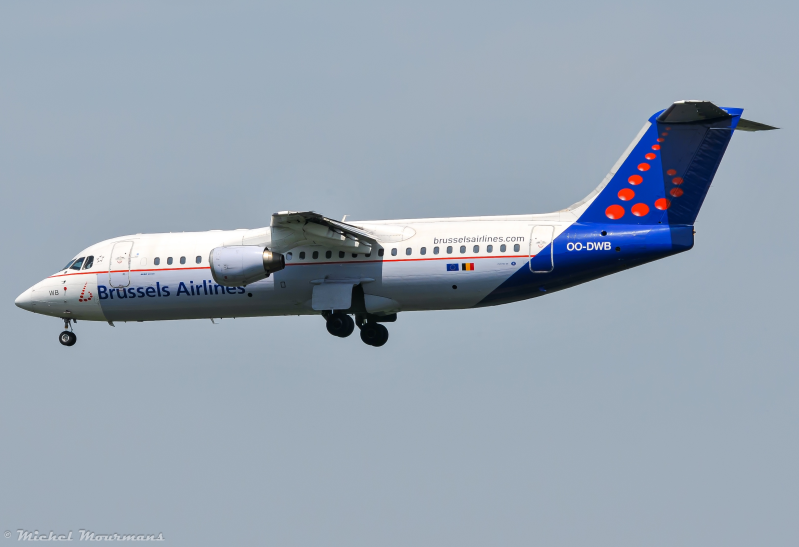 OO-DWB -- Avro RJ100 -- Brussels Airlines