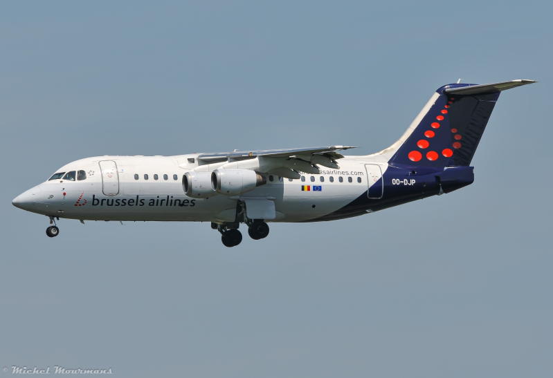 OO-DJP -- Avro RJ85 -- Brussels Airlines