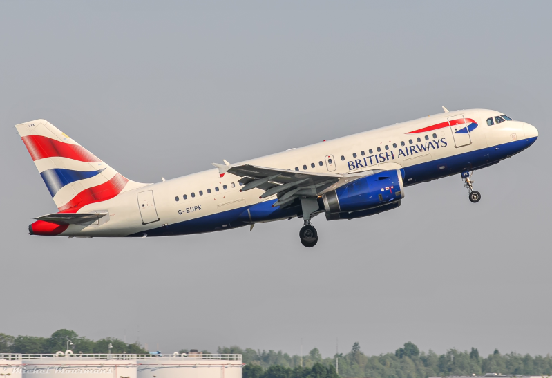 G-EUPK -- Airbus A319 -- British Airways