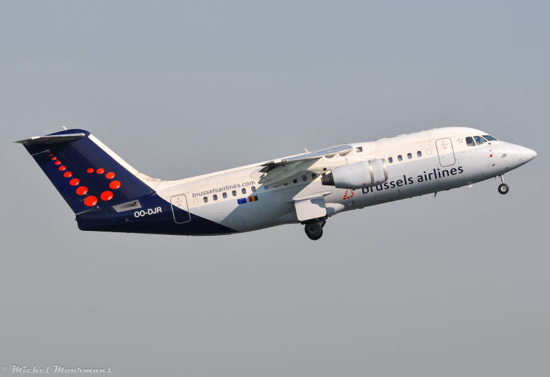 OO-DJR -- Avro RJ85 -- Brussels Airlines