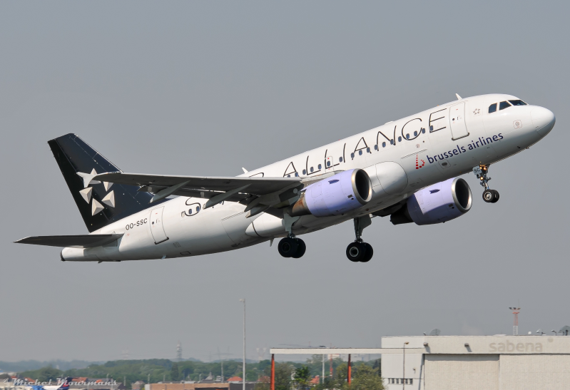 OO-SSC -- Airbus A319 -- Brussels Airlines