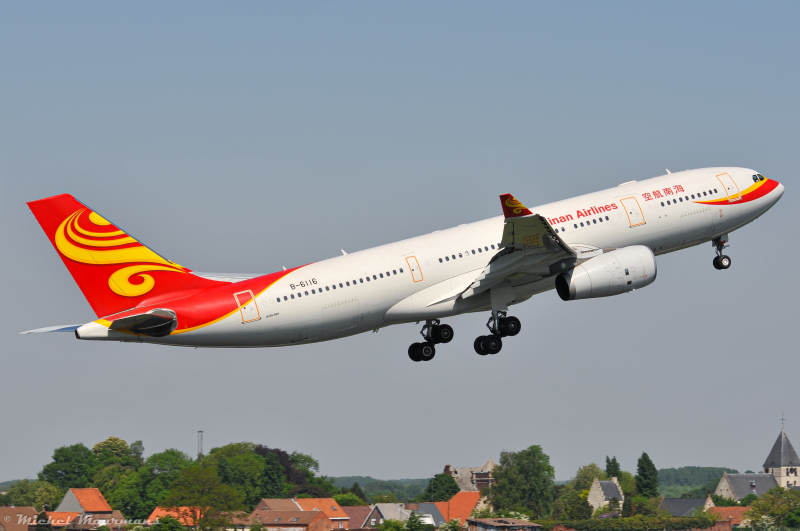 B-6116 -- Airbus A330-200 -- Hainan Airlines