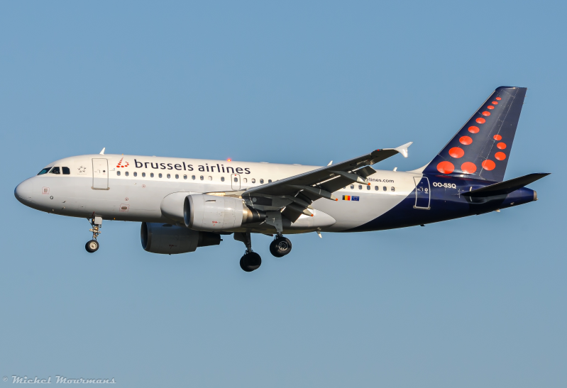 OO-SSQ -- Airbus A319 -- Brussels Airlines