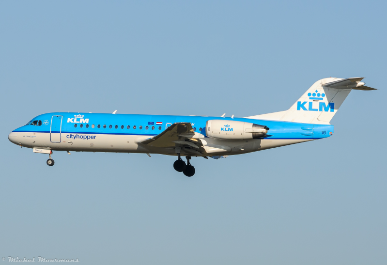 PH-KZW -- Fokker 70 -- KLM CItyhopper