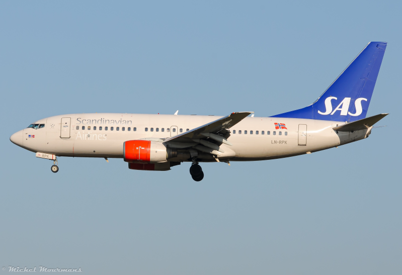 LN-RPK -- Boeing 737-700 -- Scandinavian Airlines
