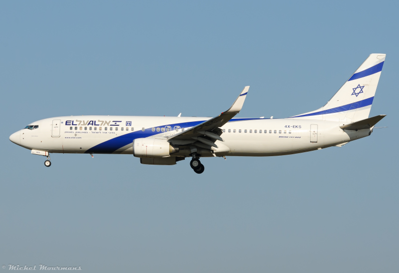 4X-EKS -- Boeing 737-800 -- El Al